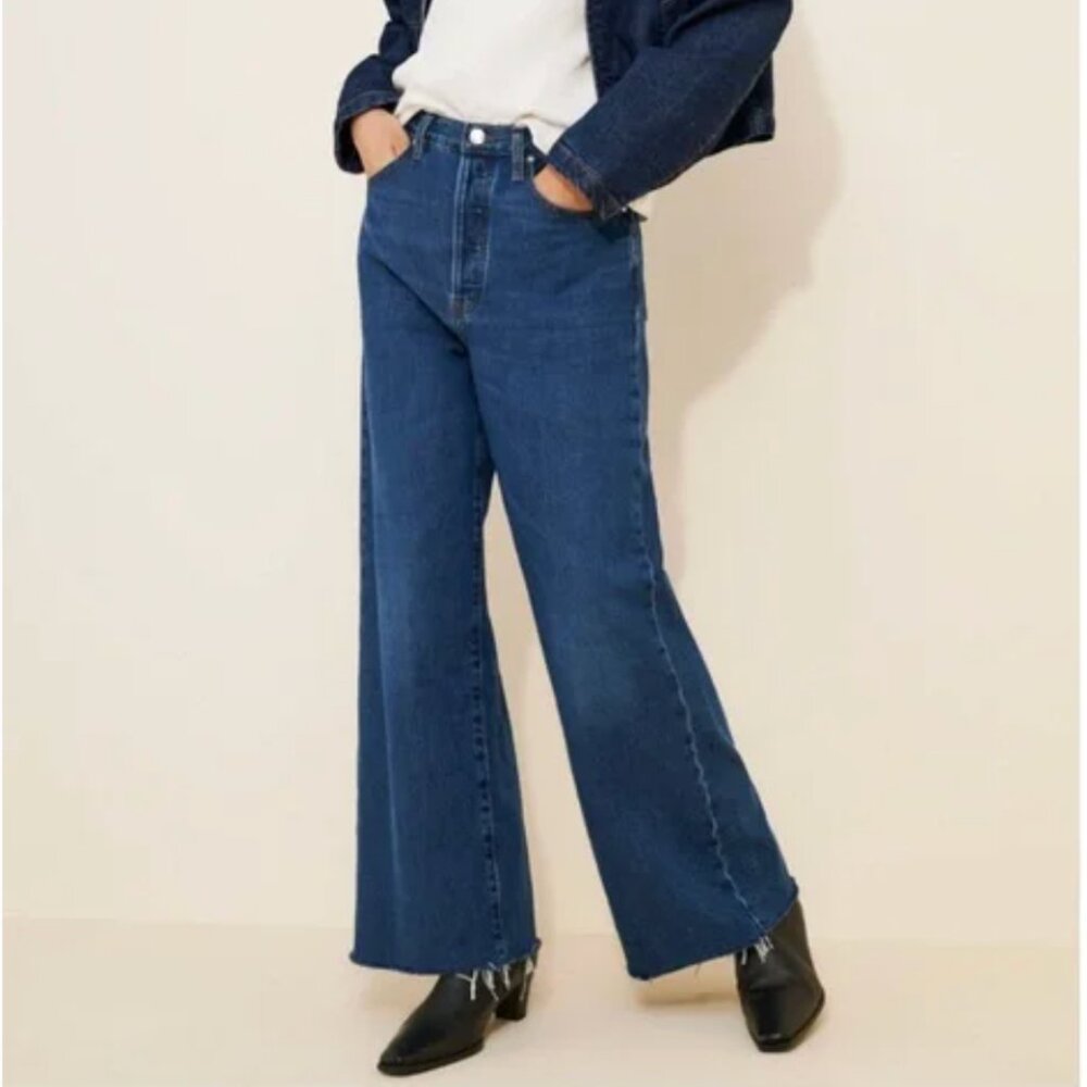Frame • Le Low: Baggy Wide Leg Jean • Size 30 • NWOT